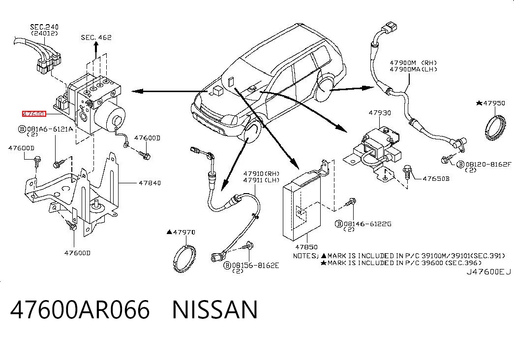 47600AR066 Nissan/Infiniti