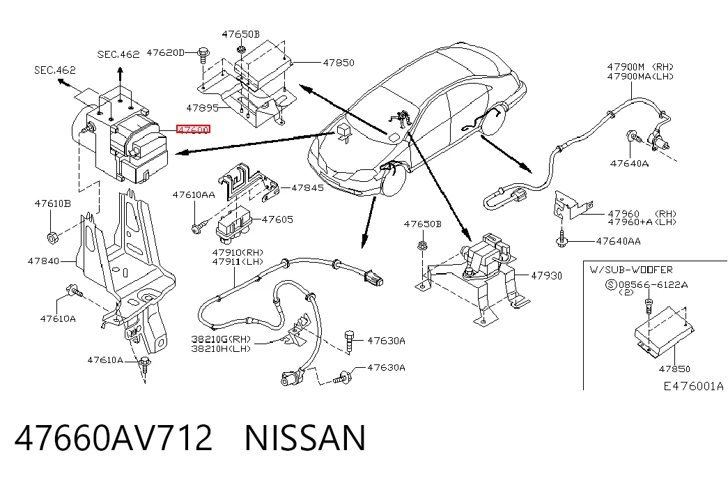  Módulo ABS Nissan Primera 
