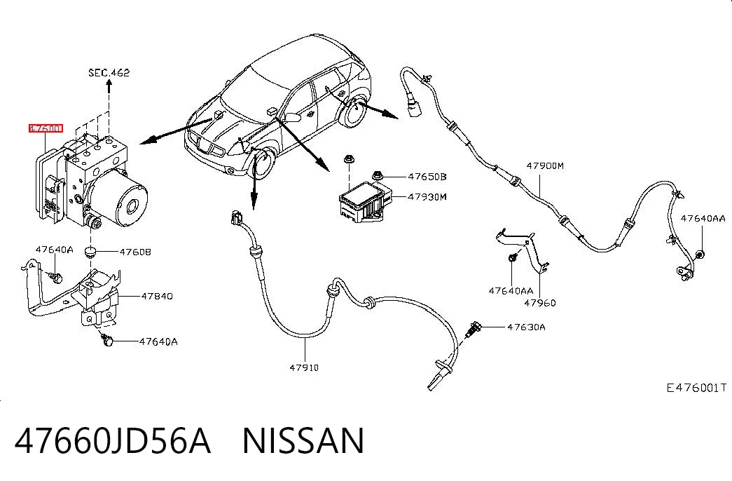 47660JD56A Nissan/Infiniti