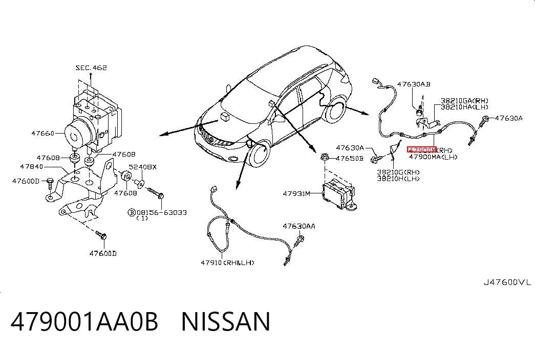479001AA0B Nissan/Infiniti