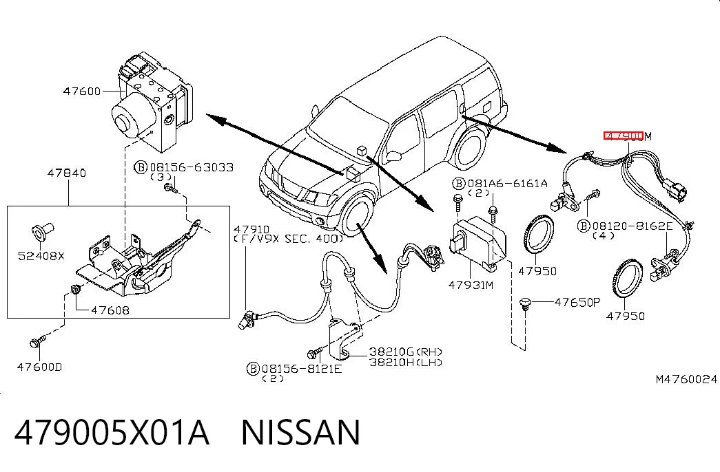 479005X01A Nissan/Infiniti