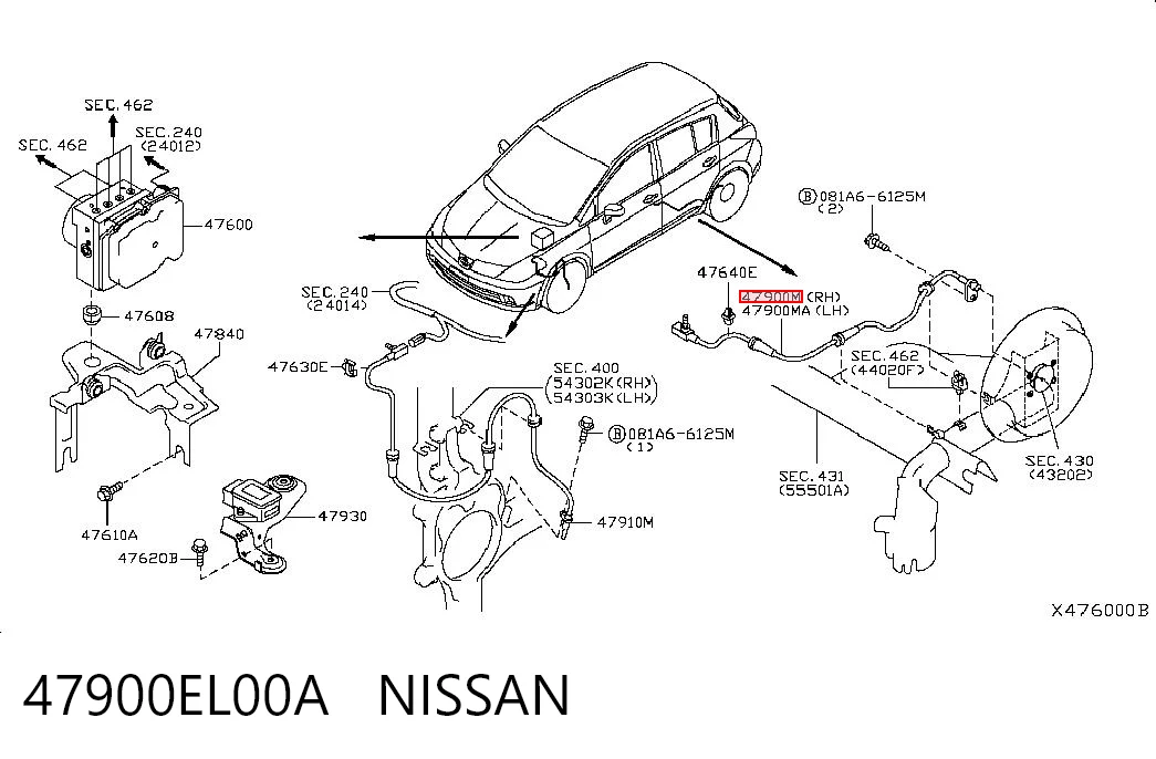 47900EL00A Nissan/Infiniti