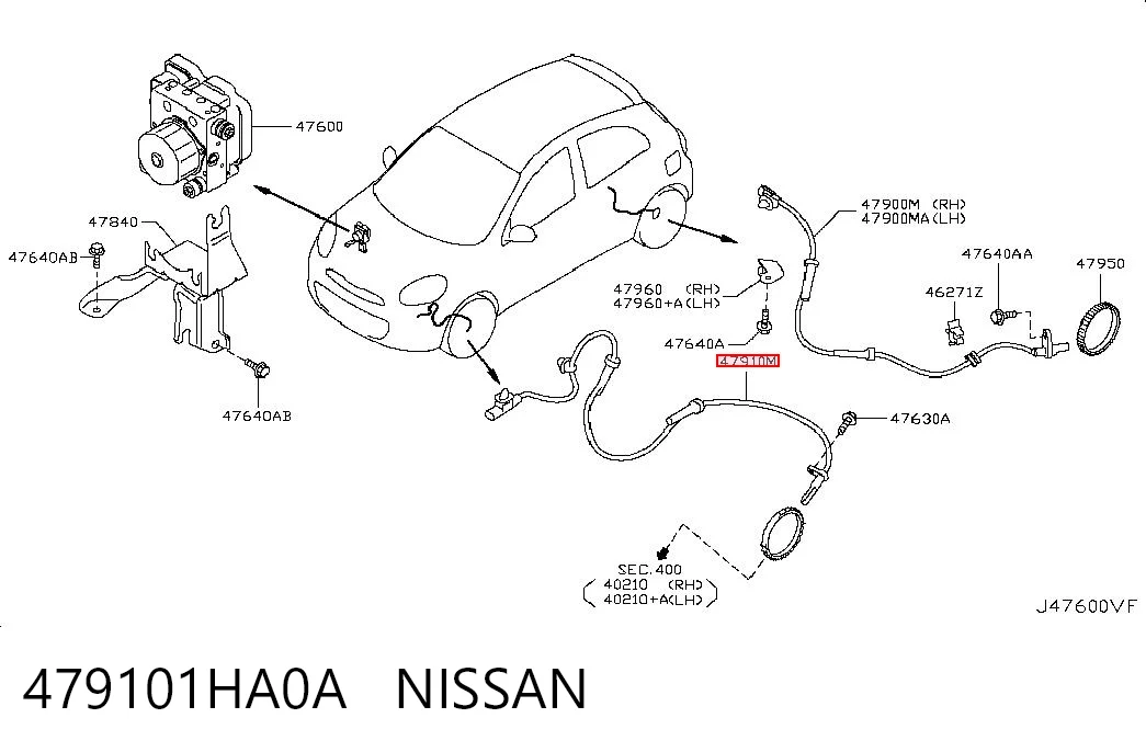 479101HA0A Nissan/Infiniti