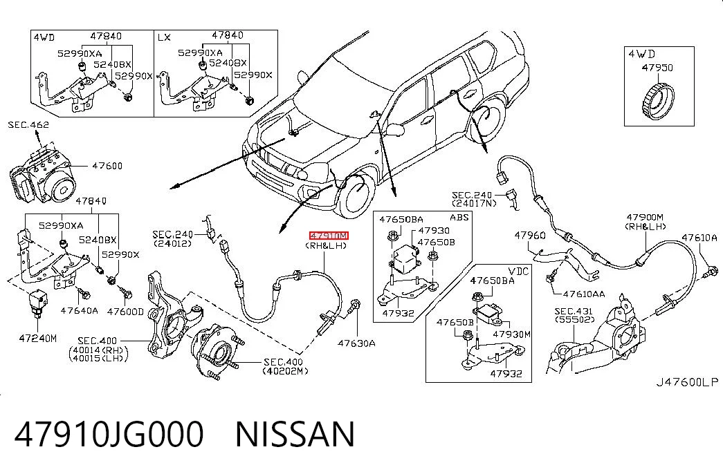 47910JG000 Nissan/Infiniti