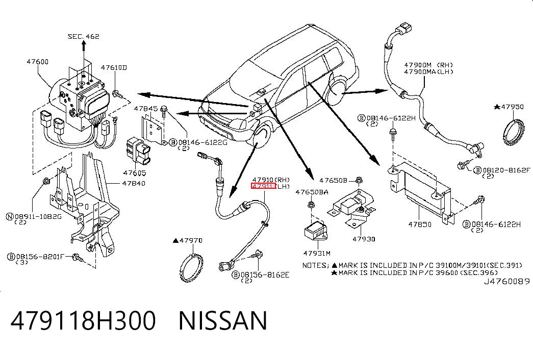 479118H300 Nissan/Infiniti