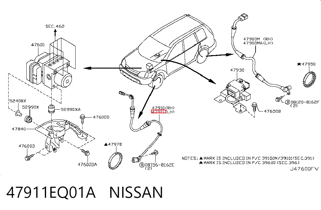 47911EQ01A Nissan/Infiniti