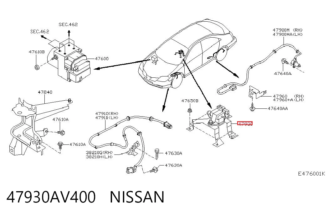 47930AV400 Nissan/Infiniti