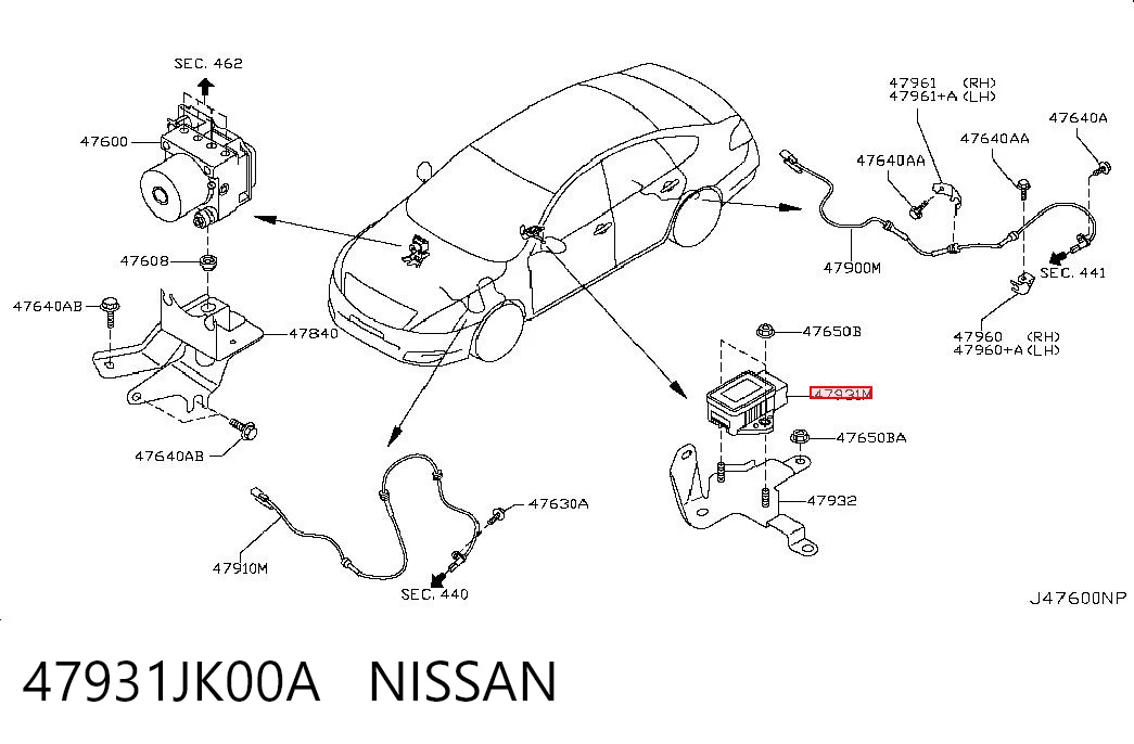47931JK00A Nissan/Infiniti