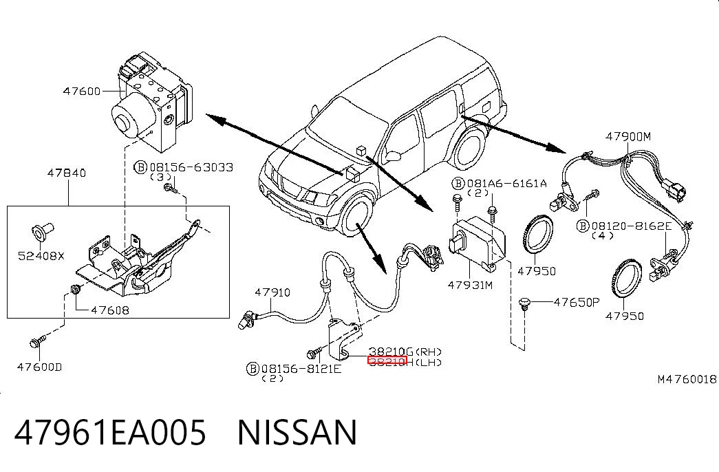 47961EA005 Nissan/Infiniti