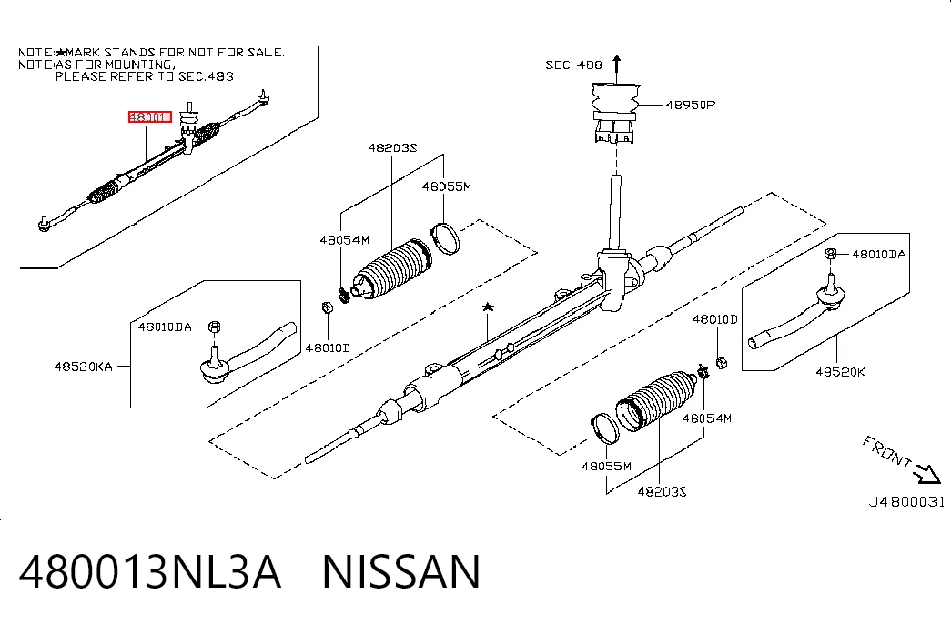 480013NL3A Nissan/Infiniti