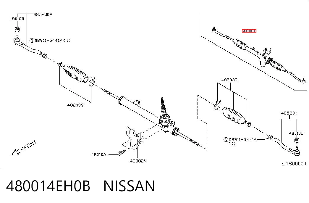Caja de dirección Nissan Qashqai II SUV comprar en España