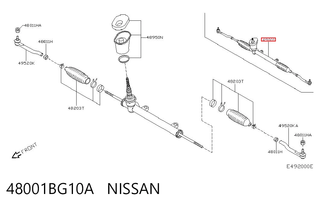 48001BG10A Nissan/Infiniti