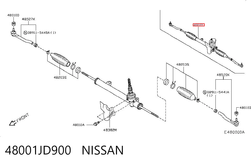 48001JD900 Nissan/Infiniti