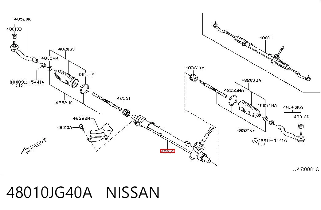 48010JG40A Nissan/Infiniti