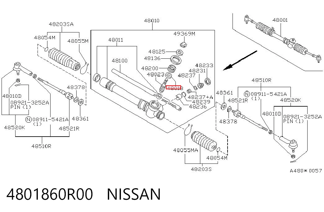 4801860R00 Nissan/Infiniti