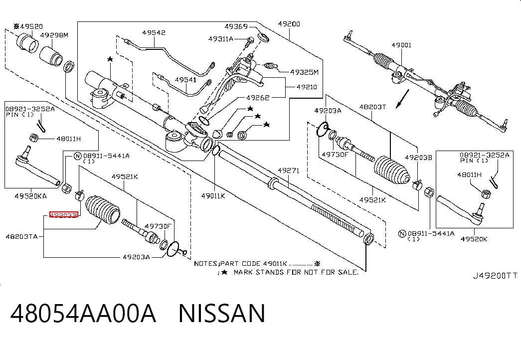 48054AA00A Nissan/Infiniti