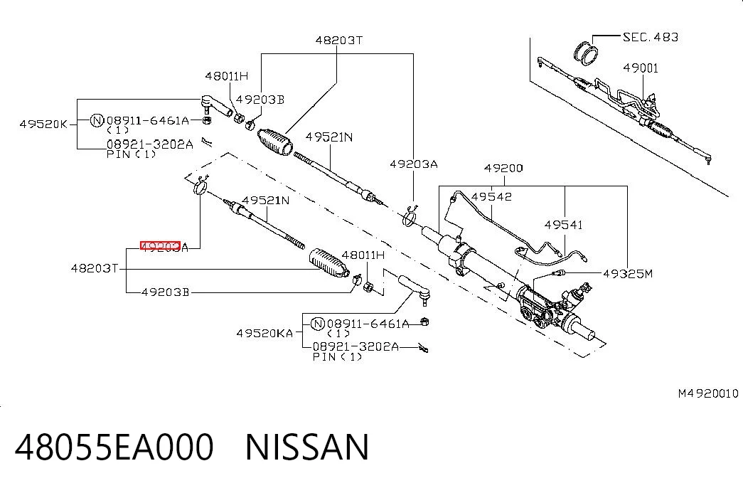 48055EA000 Nissan/Infiniti