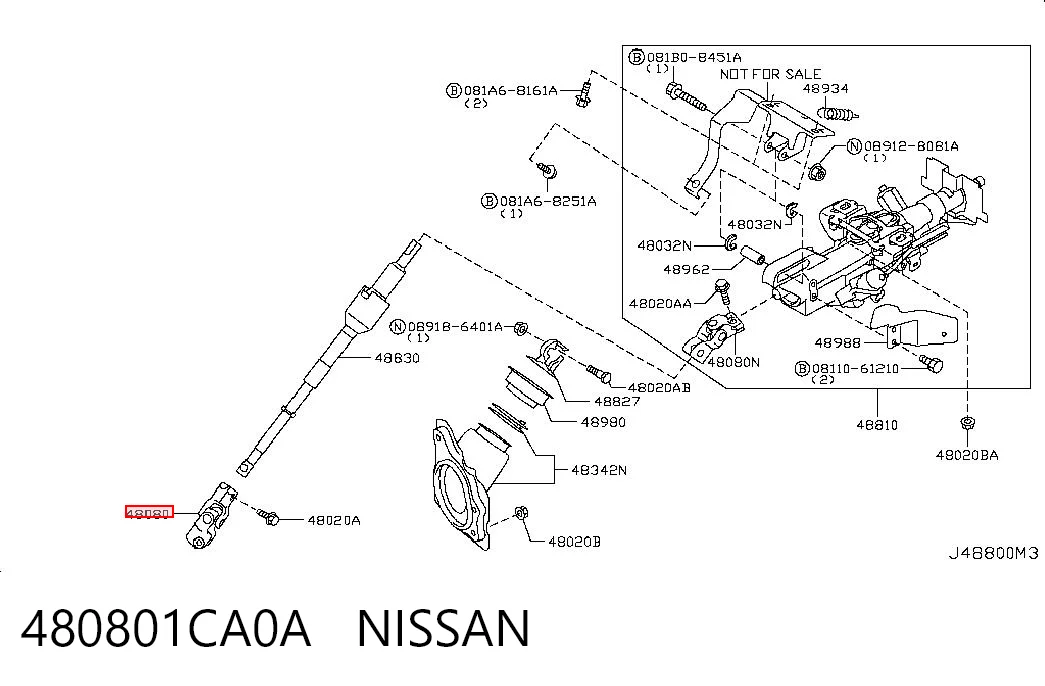 480801CA0A Nissan/Infiniti