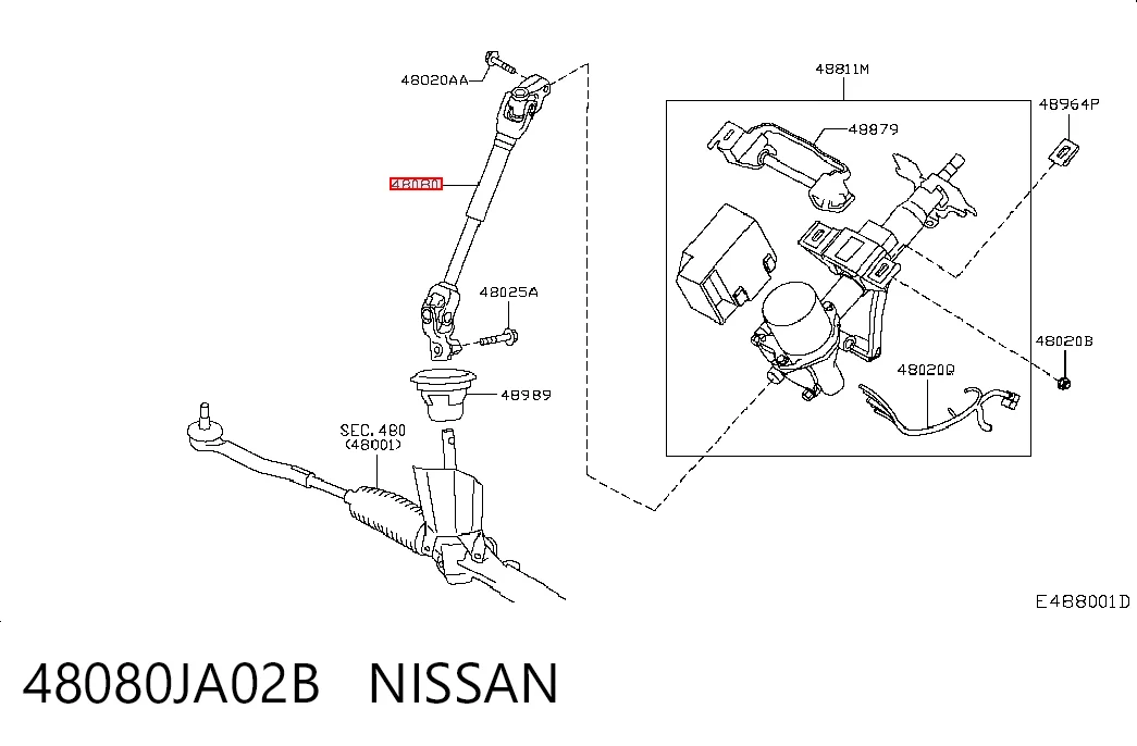 48080JA02B Nissan/Infiniti