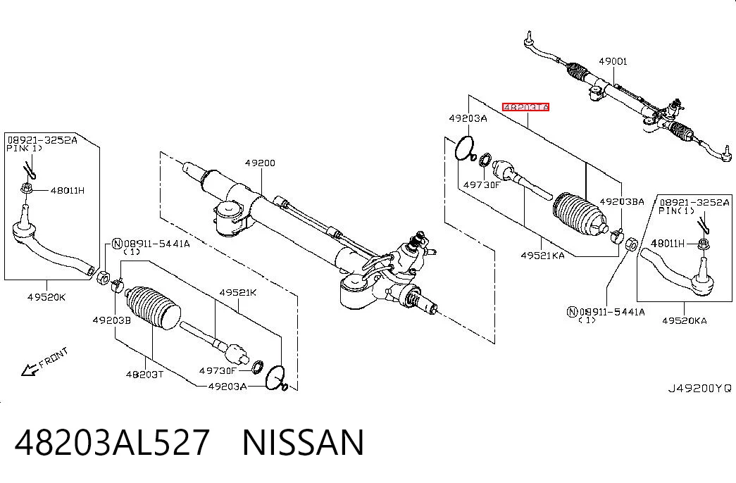 48203AL527 Nissan/Infiniti