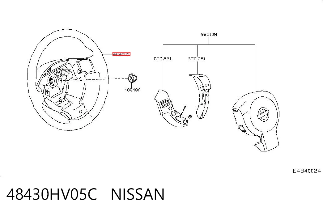 Comprar Volante Nissan Qashqai II J11 a bajo precio
