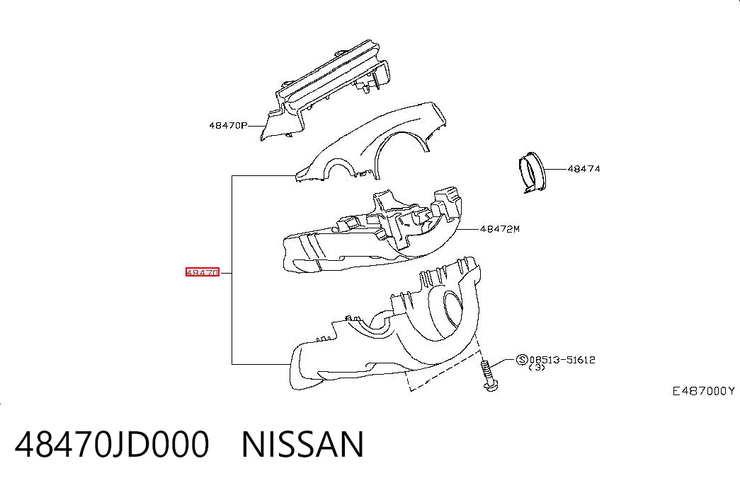 48470JD000 Nissan/Infiniti