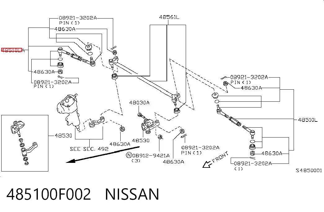 485100F002 Nissan/Infiniti