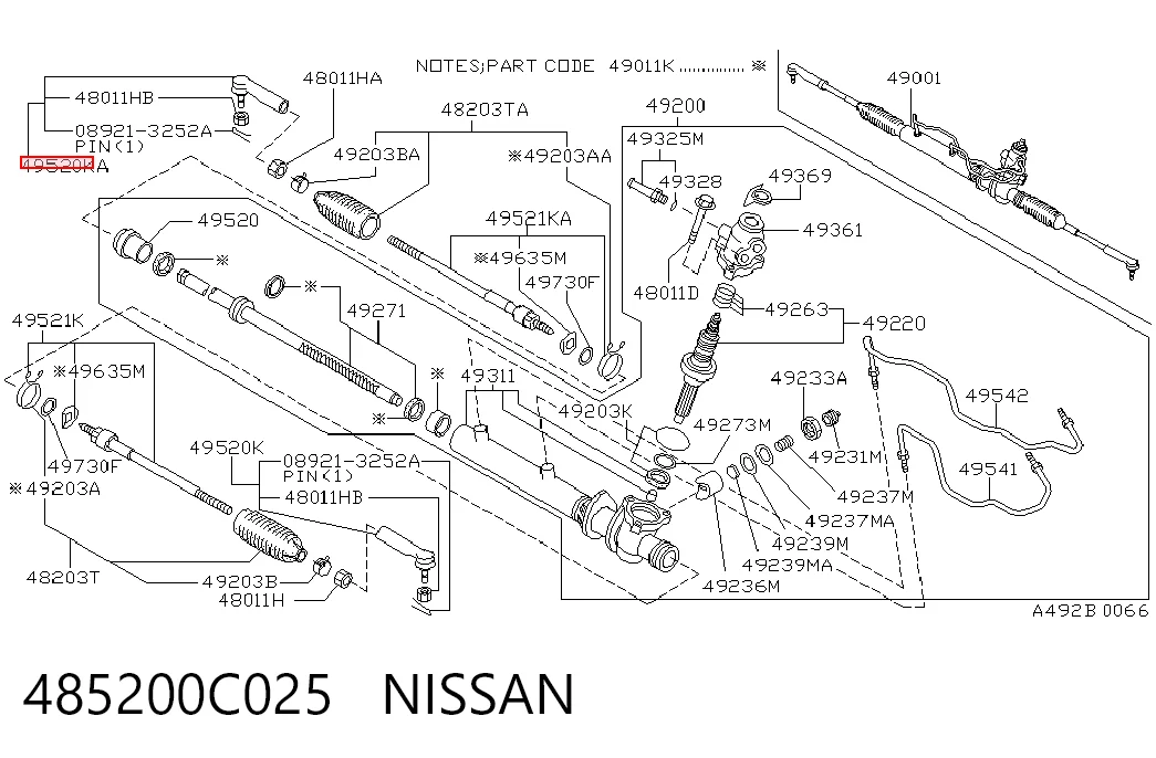 485200C025 Nissan/Infiniti