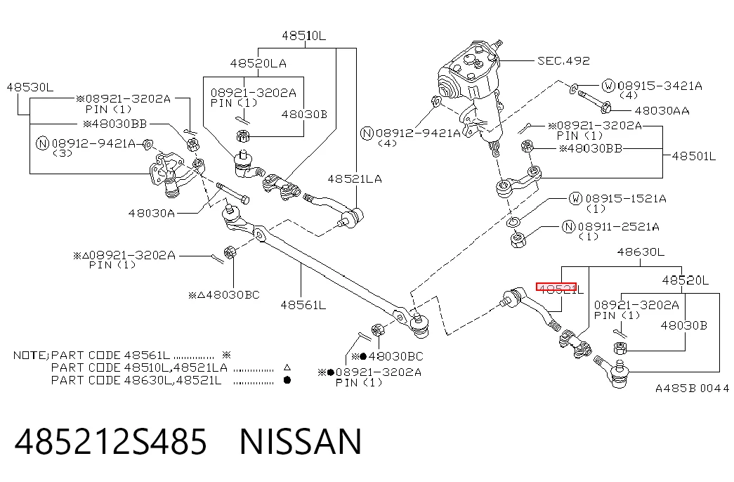 485212S485 Nissan/Infiniti