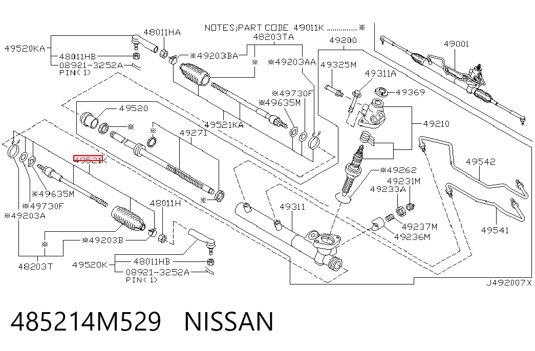 Barra de acoplamiento para Nissan Almera N16