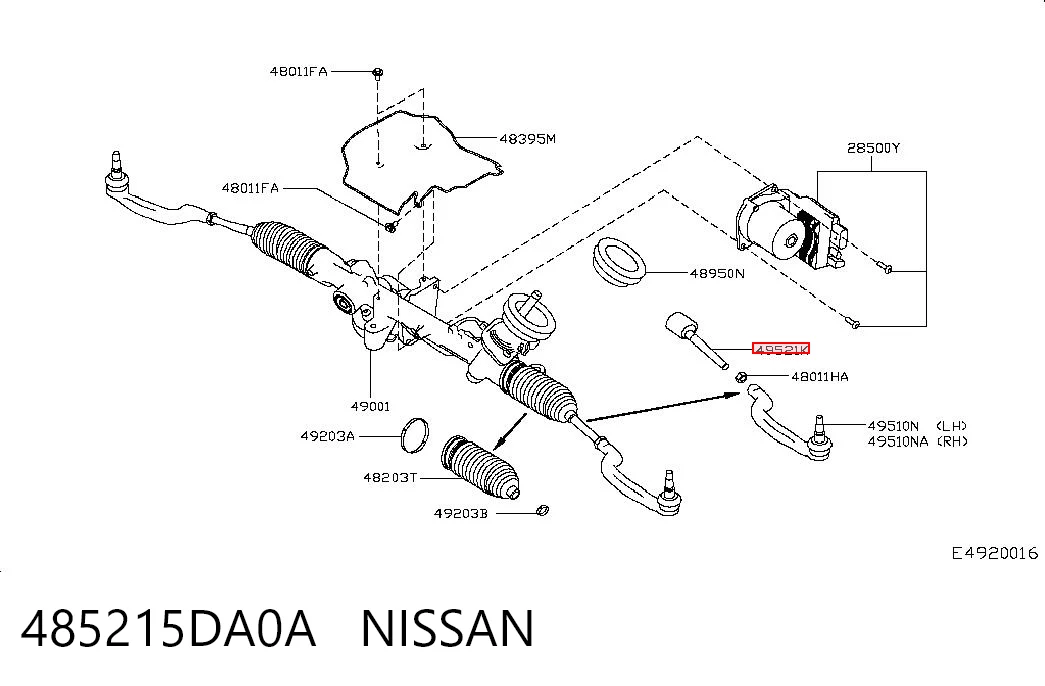 485215DA0A Nissan/Infiniti