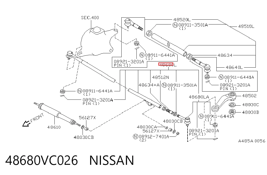 48680VC026 Nissan/Infiniti