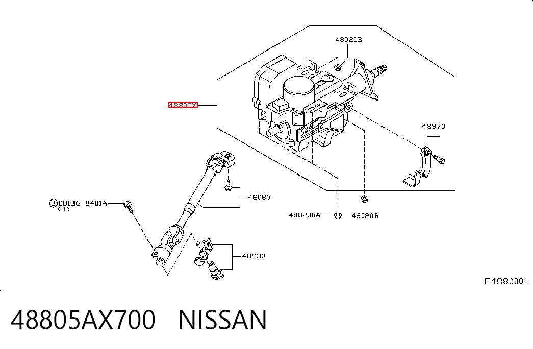 Comprar Columna de dirección Nissan Micra  K12 a bajo precio