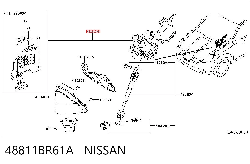 48811BR61A Nissan/Infiniti