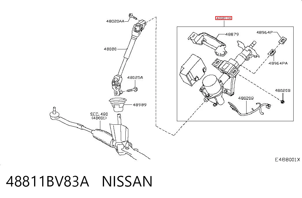 48811BV83A Nissan/Infiniti