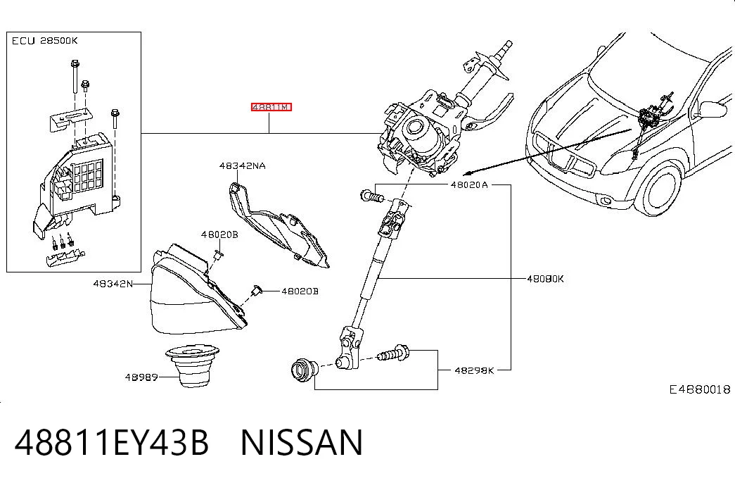 48811EY43B Nissan/Infiniti