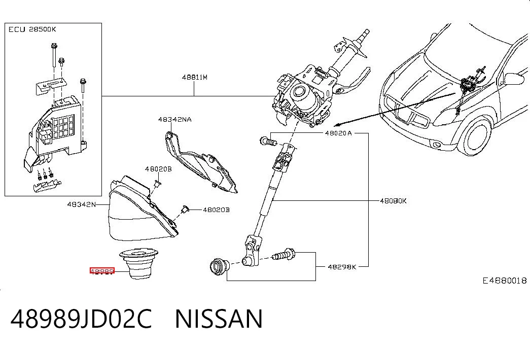 48989JD02C Nissan/Infiniti