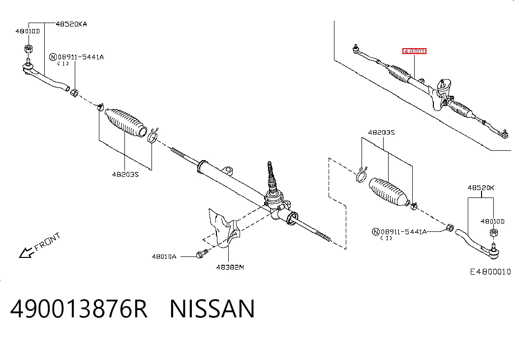 Caja de dirección Qashqai II SUV (2013-2021) original desde 194,57 €