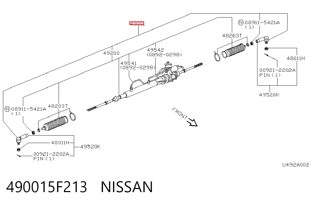 Engranaje de dirección Nissan Micra hatchback (K11) (1992 - 2003) precio, desde 40,16 EUR