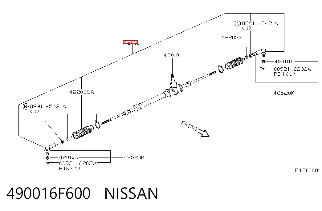 Comprar Cremallera de dirección Nissan Micra  K11
