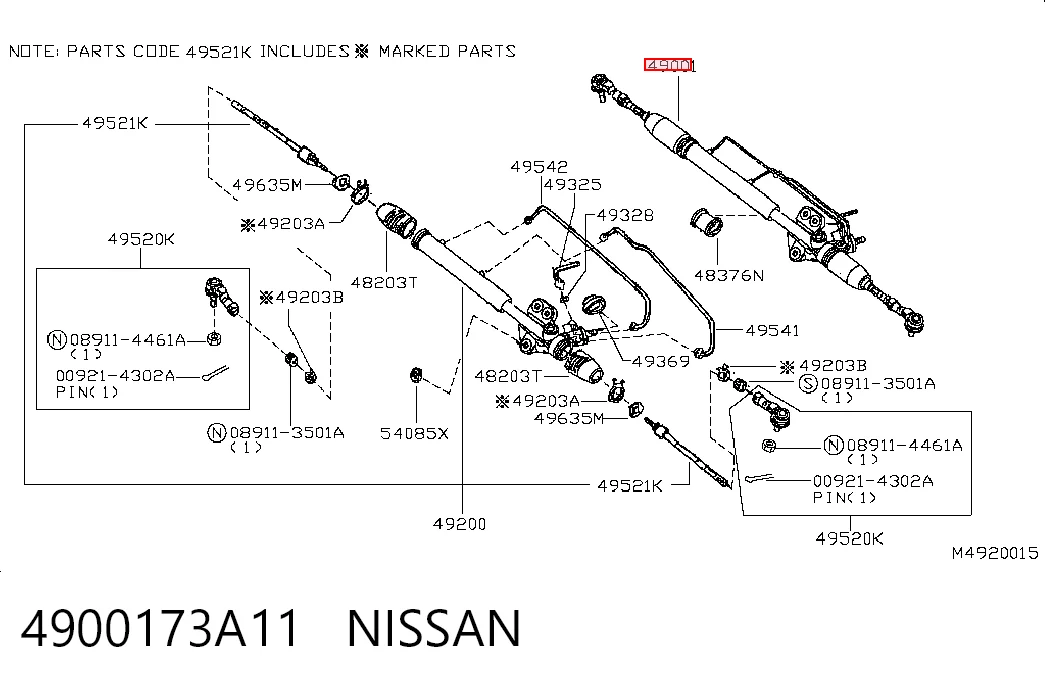 4900173A11 Nissan/Infiniti