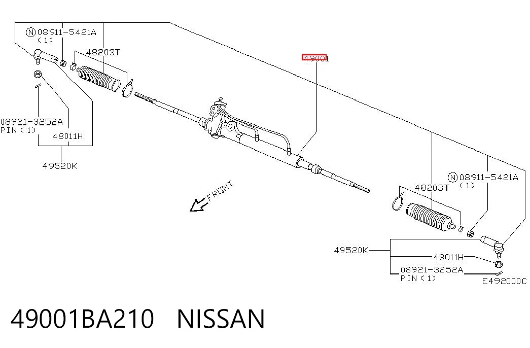 Caja de dirección Nissan Primera  sedán comprar en España