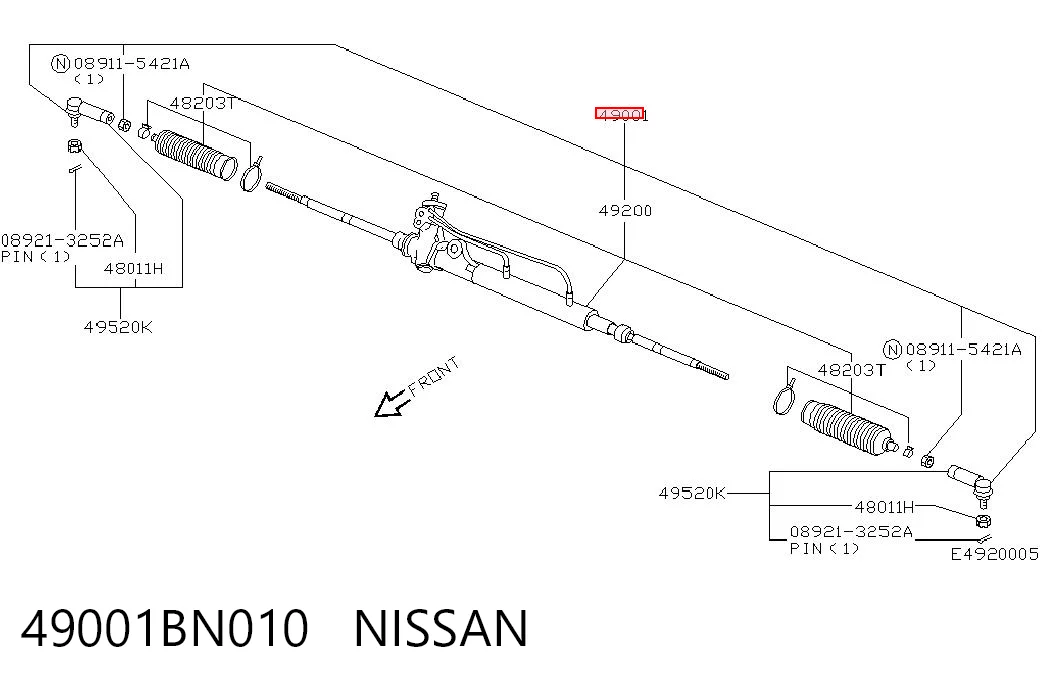 49001BN010 Nissan/Infiniti