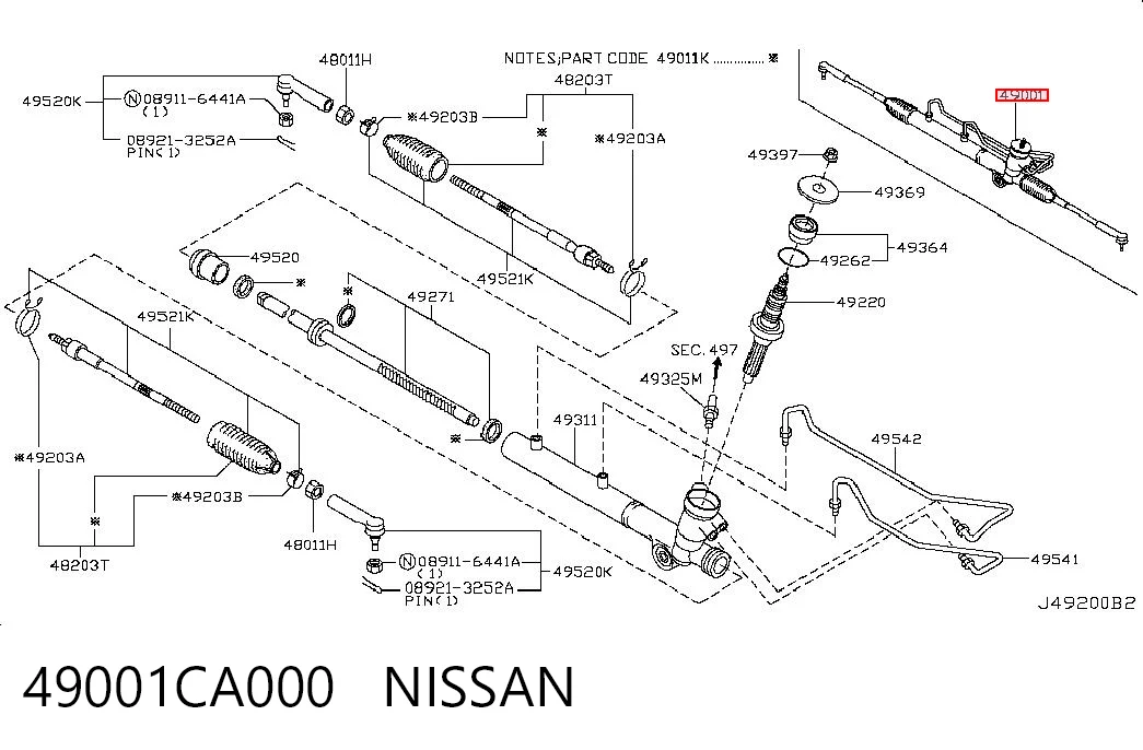 49001CA000 Nissan/Infiniti