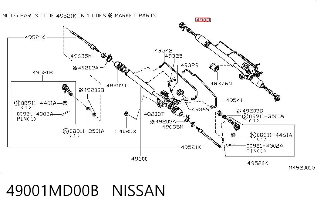 49001MD00B Nissan/Infiniti