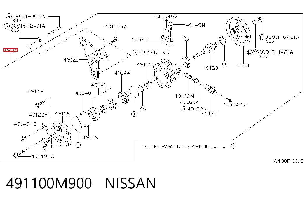 Comprar Bomba de dirección asistida Nissan Primera P10 a bajo precio