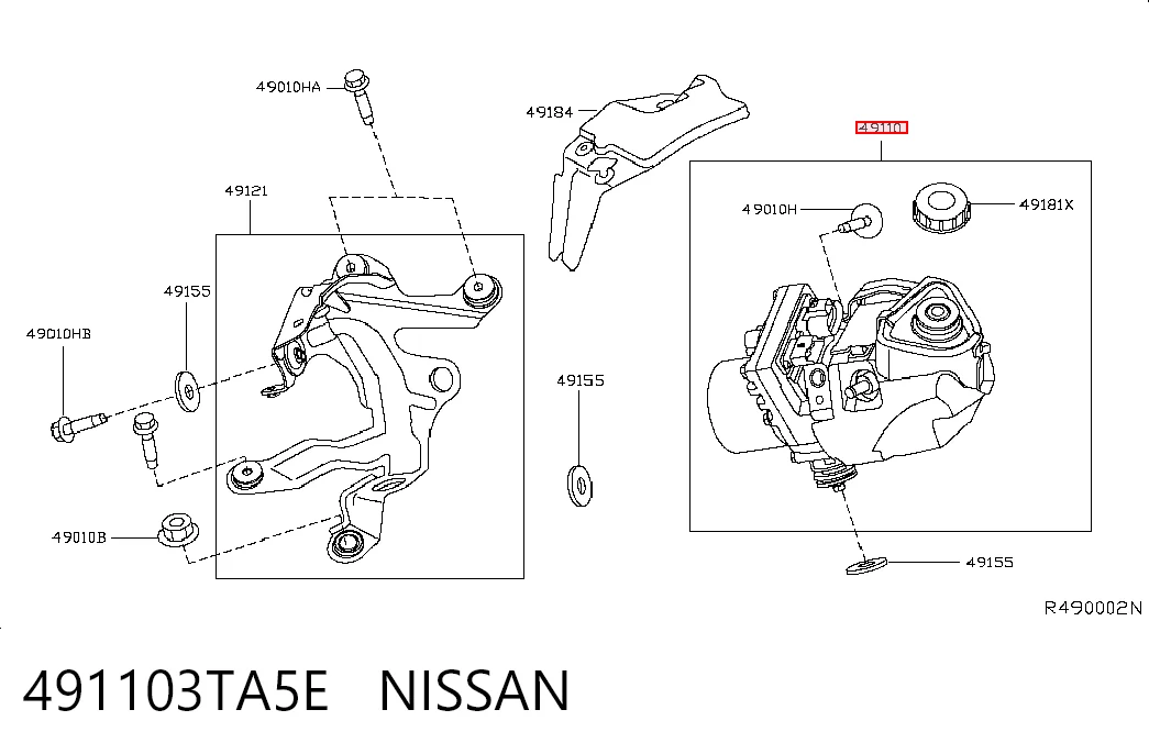 Bomba hidráulica de dirección para Nissan Altima L33 