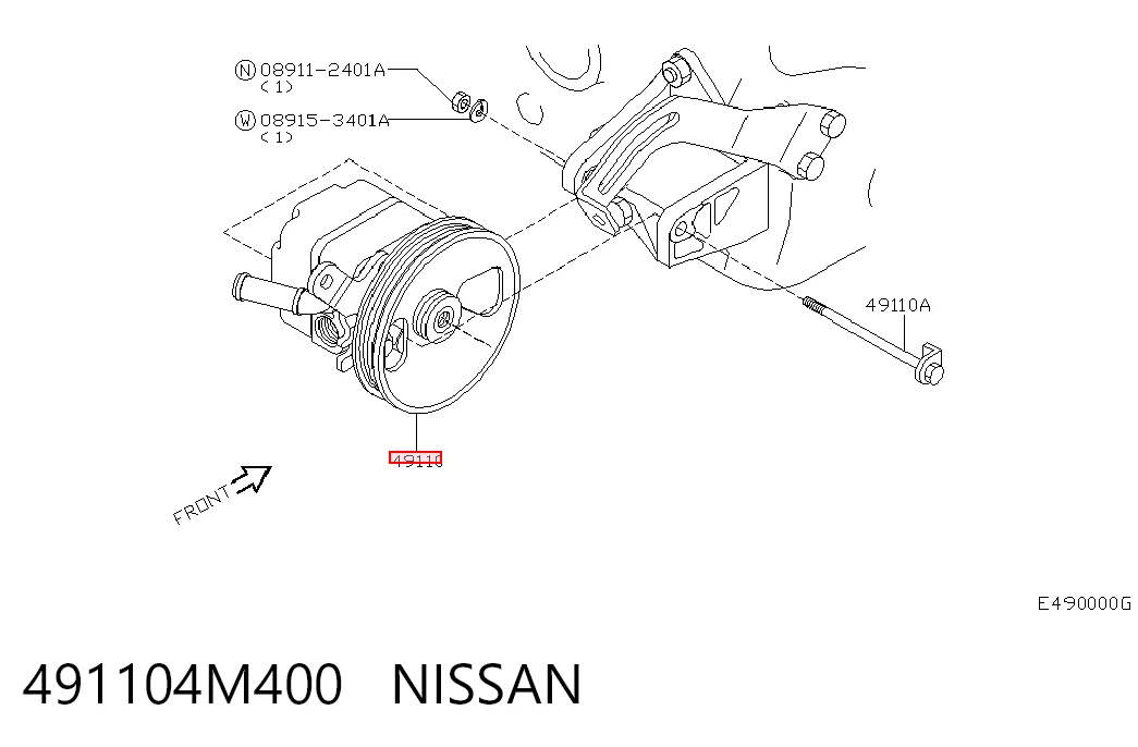 491104M400 Nissan/Infiniti