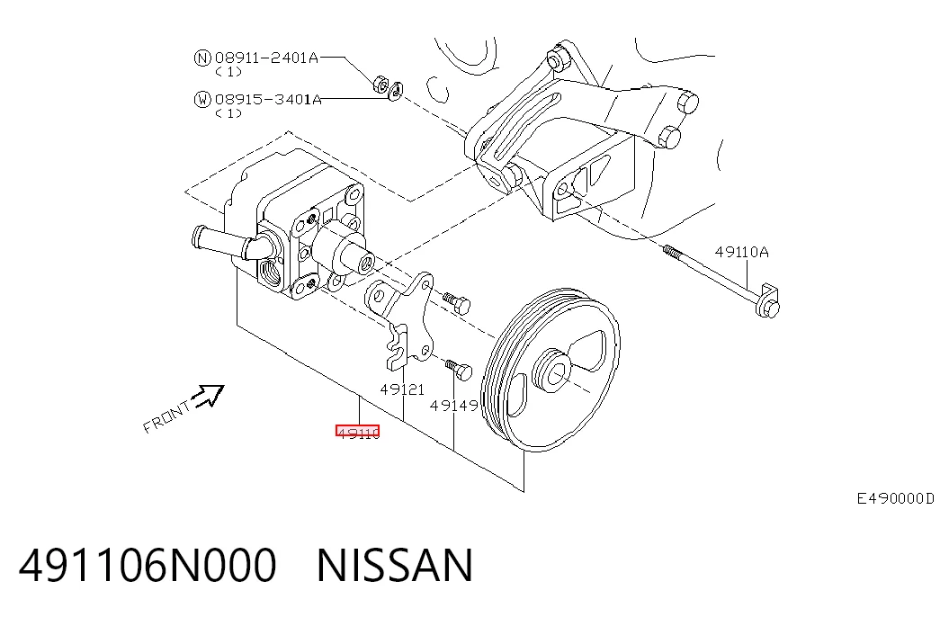 491106N000 Nissan/Infiniti