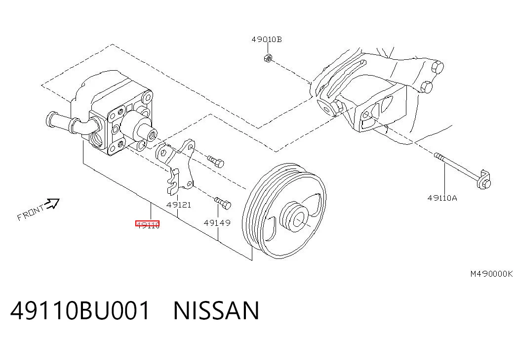 49110BU001 Nissan/Infiniti